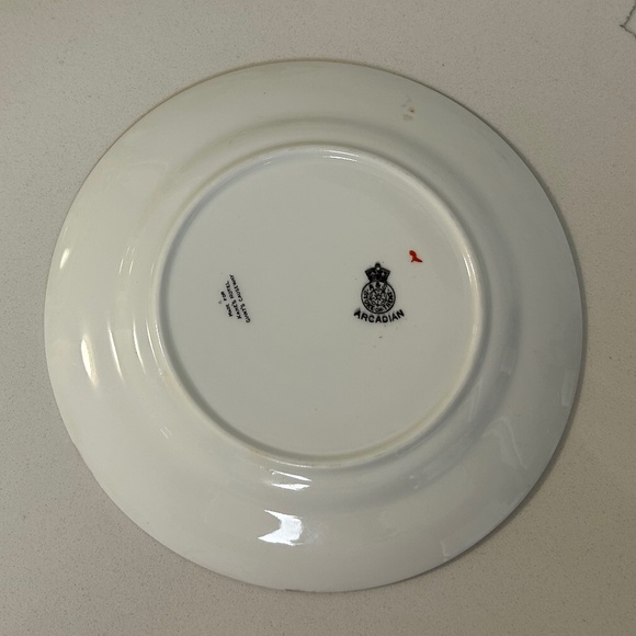 Irish China Good Luck Souvenir Plate from Giants Causeway A & S Arcadian 6.25” - Picture 3 of 5